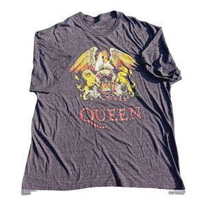 Queen Crest Official license t-shirt size XXL short sleeve grey gray 2019
